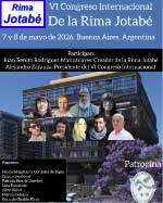 Cartel anunciador del VI Congreso Internacional de la Rima Jotabé