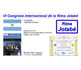 VI Congreso Internacional de la Rima Jotabé