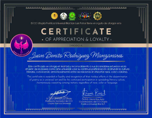 Certiricate Appreciation & Loyalty