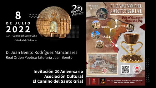 Invitación al 20 Aniversario de la Asociación Camino del Santo grial