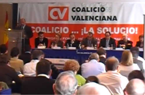 Ponencia en el VII Congreso de Coalición Valenciana