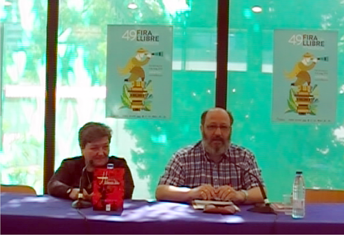 Presentación de Historias de Sesy Bo en la Feria del Libro de Valencia.