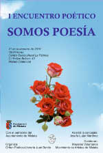 Cartel anunciador del I Encuentro Poético Somos Poesía