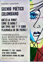Conferencia sobre la Rima Jotabé en el Gremio de Poetas Colombianos