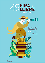 Cartel anunciador de la 49 Feria del Libro de Valencia