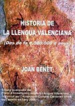 Historia de la llengua valenciana (Des de fa 1.000.000 d'anys)