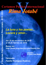 V Certamen Poético Internacional, Rima Jotabé