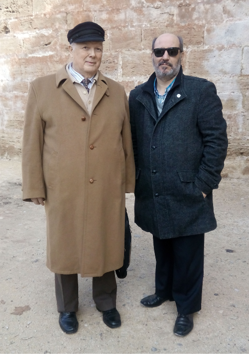 Junto al Presidente del Patronato de la Real Academia de Cultura Valenciana
