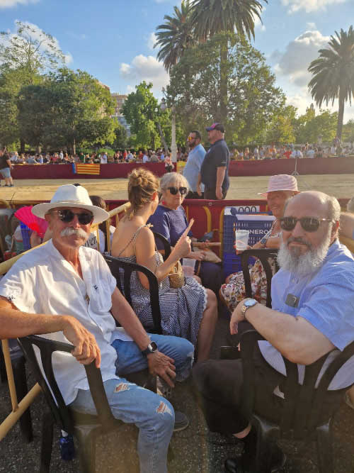 Junto a Bernardo Celda